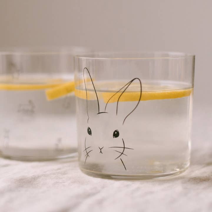 Eulenschnitt - Wholesale Drinking Glass/Cup - Black rabbit drinking glass (pack of 4)3
