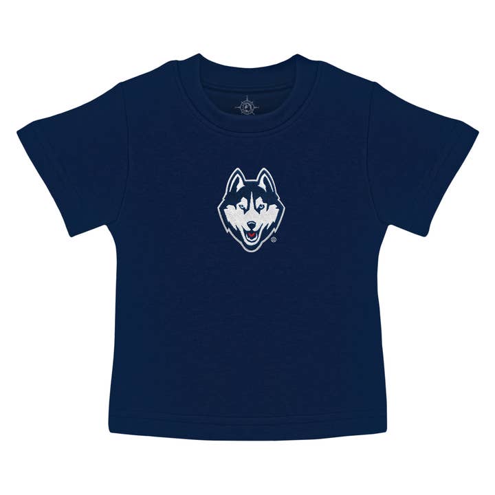 Creative Knitwear - Wholesale T-Shirt - Kids - UCONN Huskies Infant and Toddler T-Shirt: Embroidery0