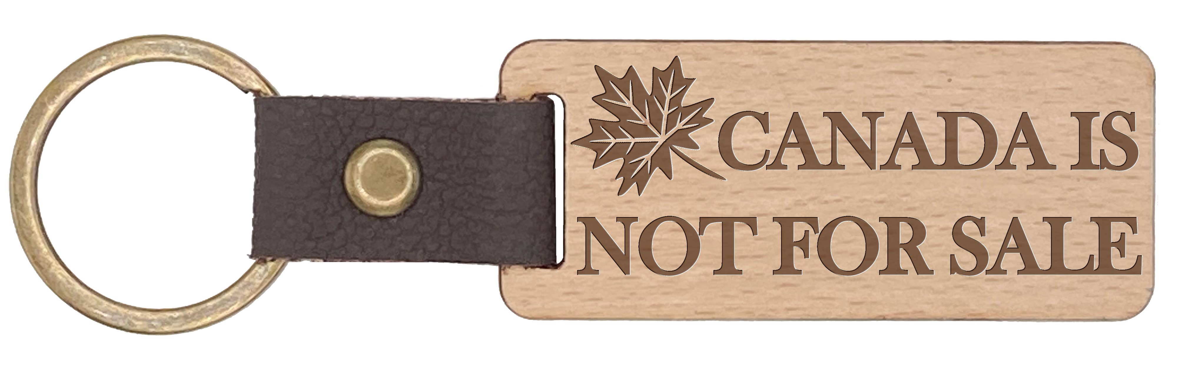 Imagine Imports - Wholesale Keychain - Unisex - Canada is not for sale keychain3