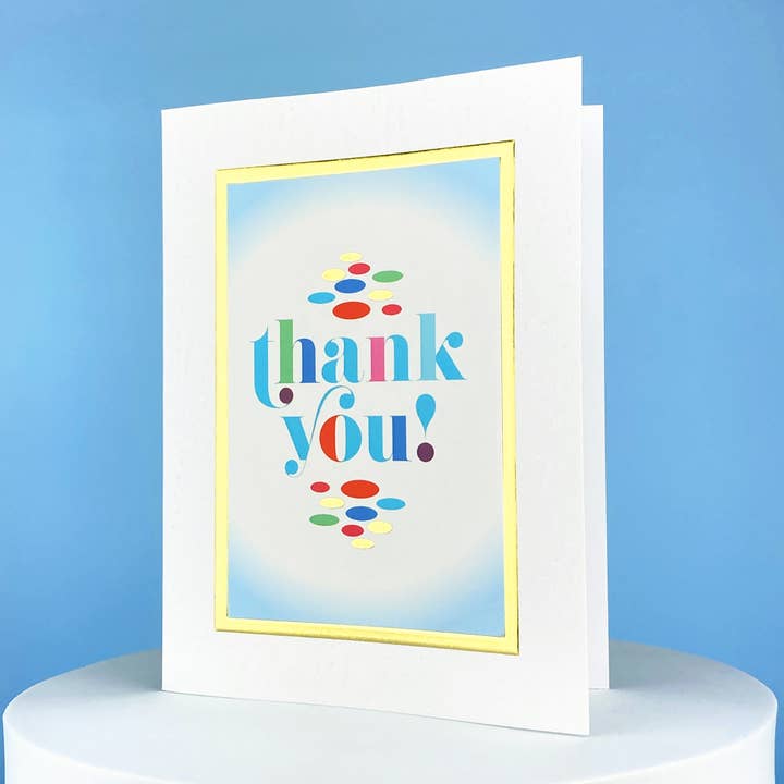 Thank You Card for wholesale by Ormolu Press
