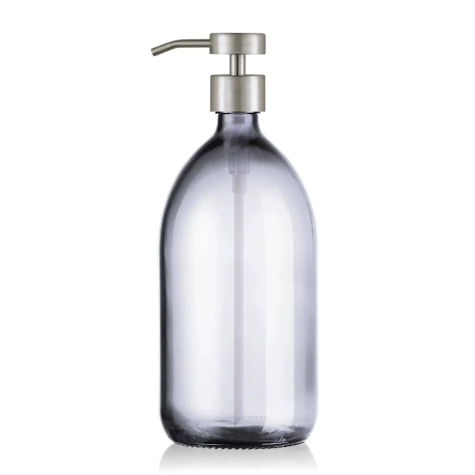 Little Pots – wholesale Soap dispenser – Clear glass soap dispenser – Stainless steel pump14