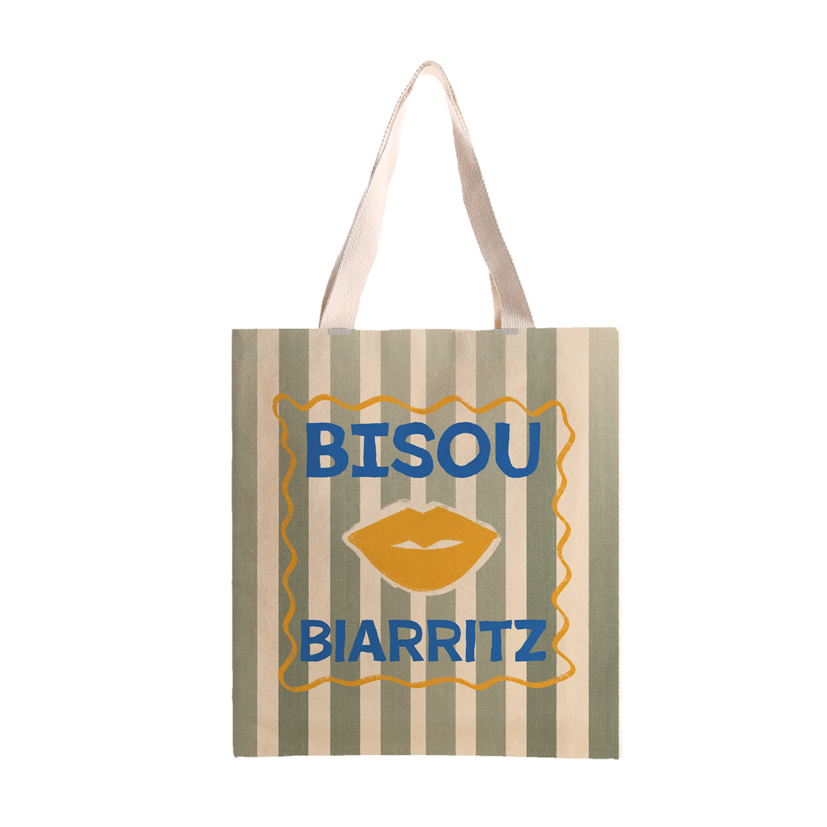 Coast and Valley - Wholesale Tote Bag - Unisex - Customizable "bisou" tote bag 100% cotton2