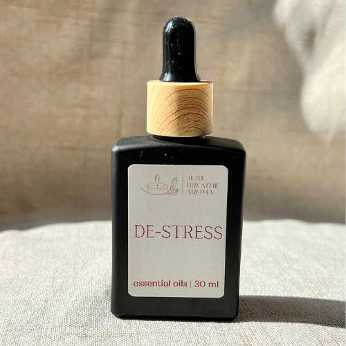 de-stress essential oil for wholesale by Just Breathe Aroma
