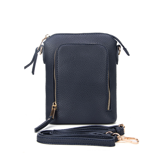 Pretty Persuasions - Wholesale Crossbody Bag - Women's - P25006 Zipper Front Small Crossbody Bag16