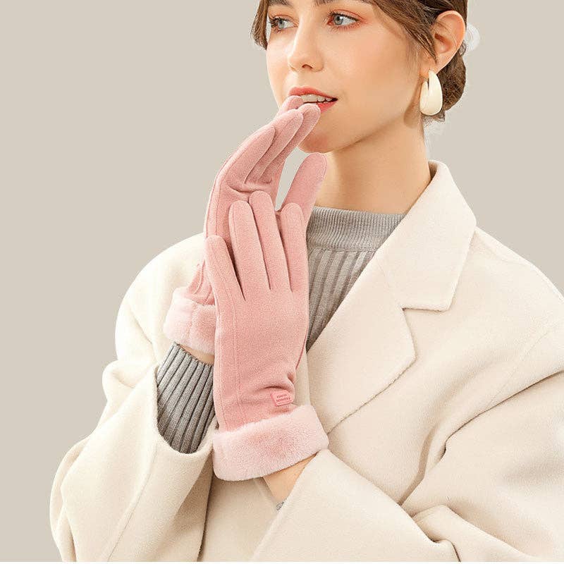 VividLux – Engroshandel Handsker - Dame – Vinterplys Hold Varmen Handsker5