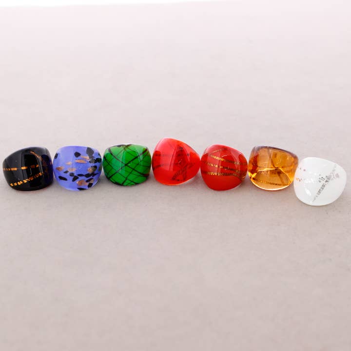 Sonata - Wholesale Snap Jewelry - Murano Crystal Ring5