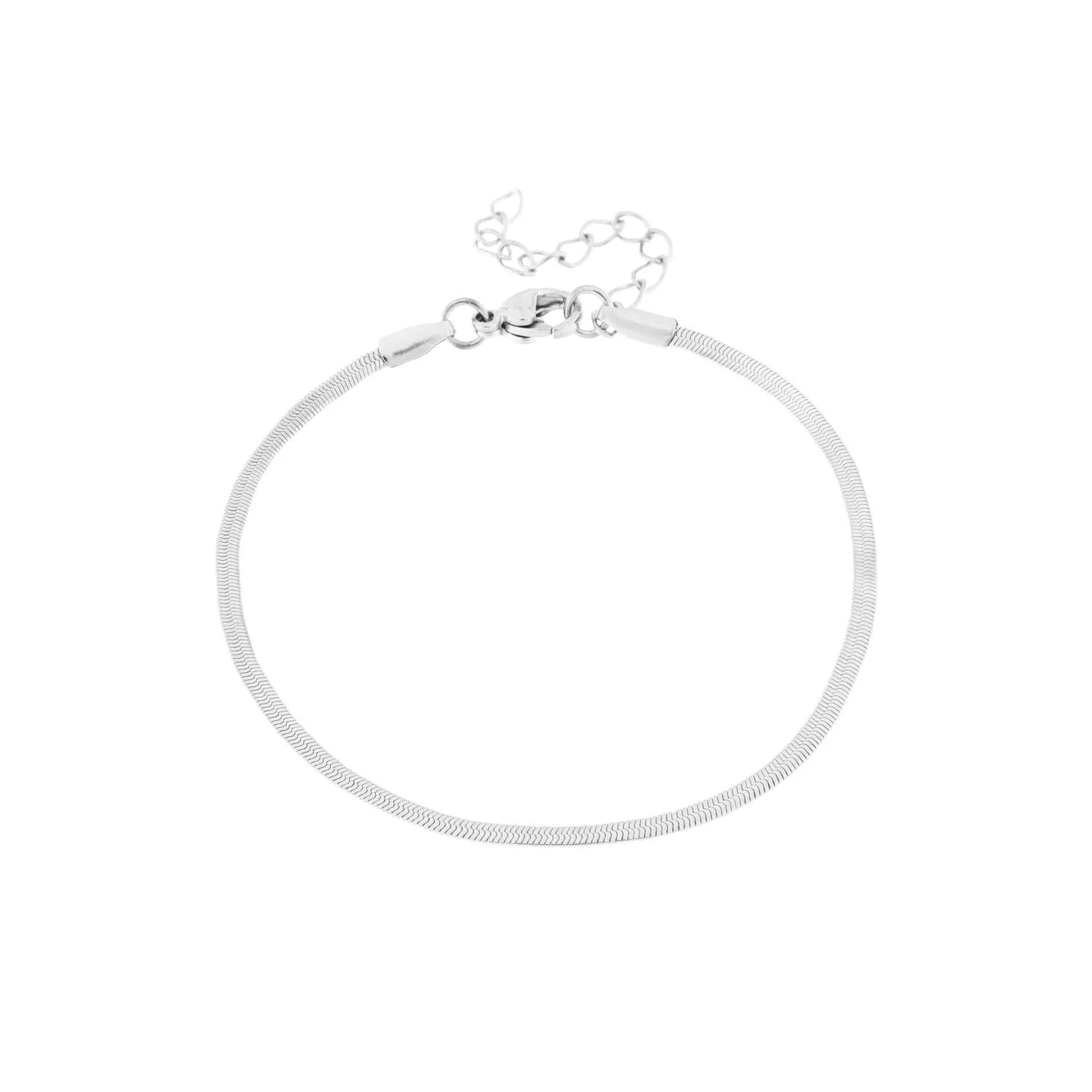 Dansk Copenhagen - Wholesale Link & Chain Bracelet - Passion Waterproof 2mm Snake Bracelet Silver Plating0