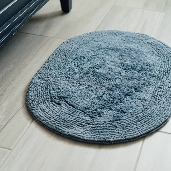LIVE GRUND - Wholesale Bath Mat - Puro Organic Cotton Reversible Bath Rug Collection