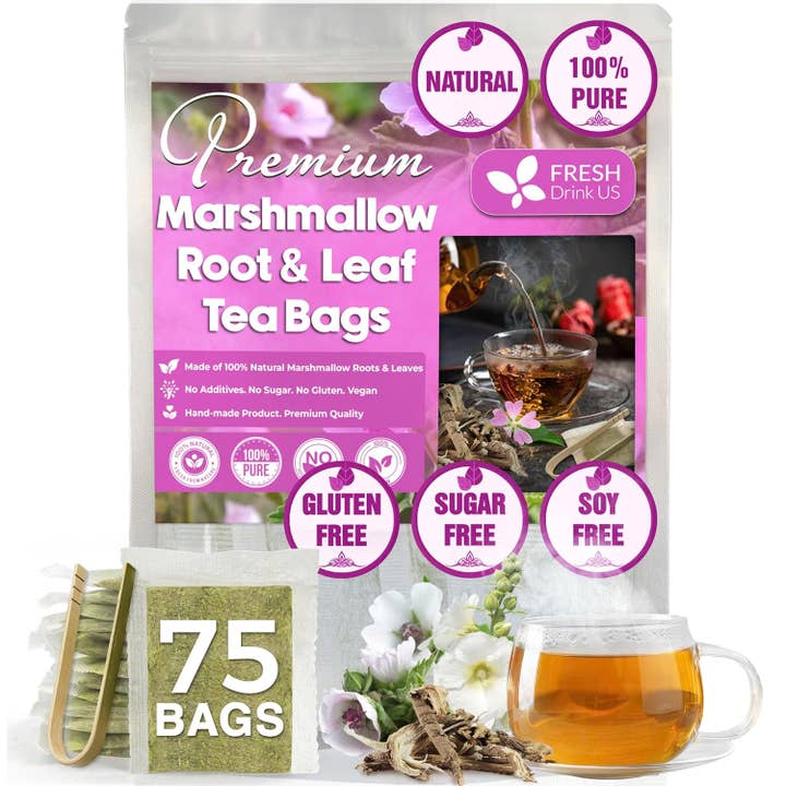 Premium Marshmallow Root and Leaf Tea Bags, 100% Natural & Pure. and other Purchase Wholesale marshmallow leaf. Free Returns & Net 60 Terms on Faire trending on Faire.