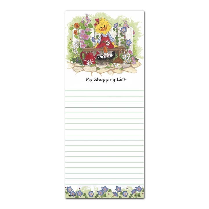 Taccuino Suzy's Zoo, «La lista della spesa di Suzy Ducken» 11102 per la vendita all'ingrosso da parte di Suzy's Zoo Store