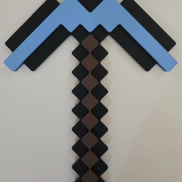 WOODENdog – Engroshandel Trælegetøj - Børn – Træ diamant hakke - Minecraft udgave