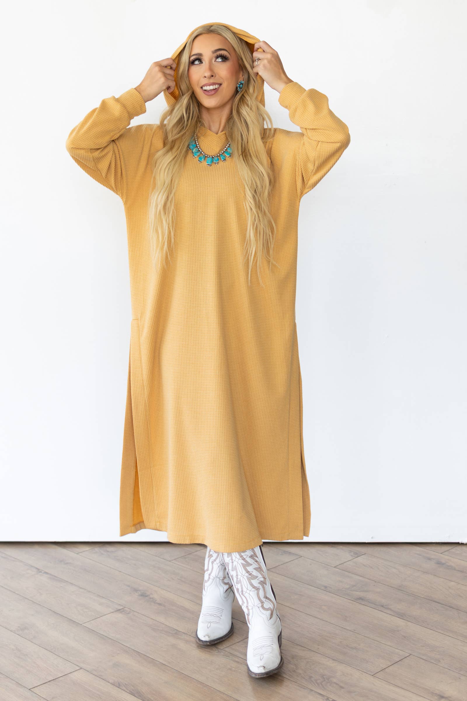 Dear Scarlett - Wholesale Cardigan - Women's - Waffle Knit Thermal Duster13