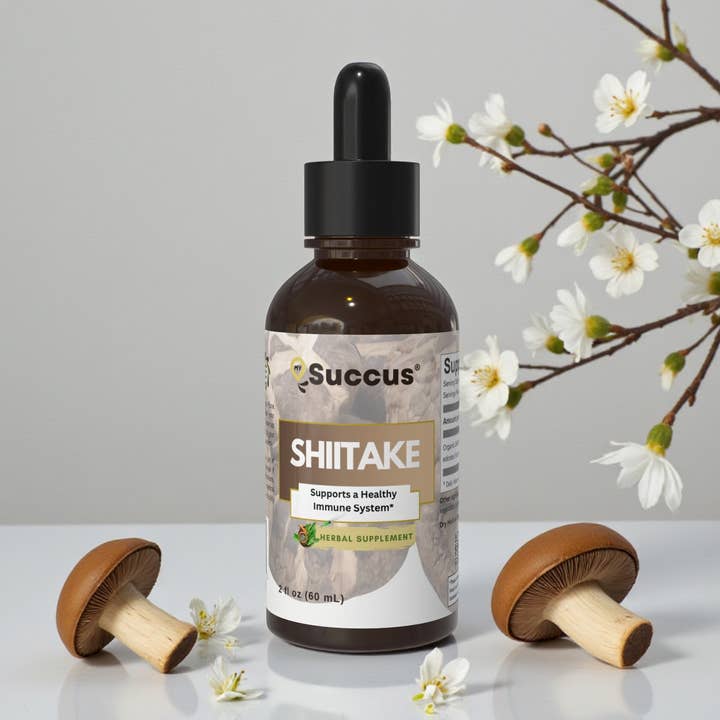 Shiitake Mushroom Tincture | Premium Shiitake Herbal Extract for wholesale by Succus