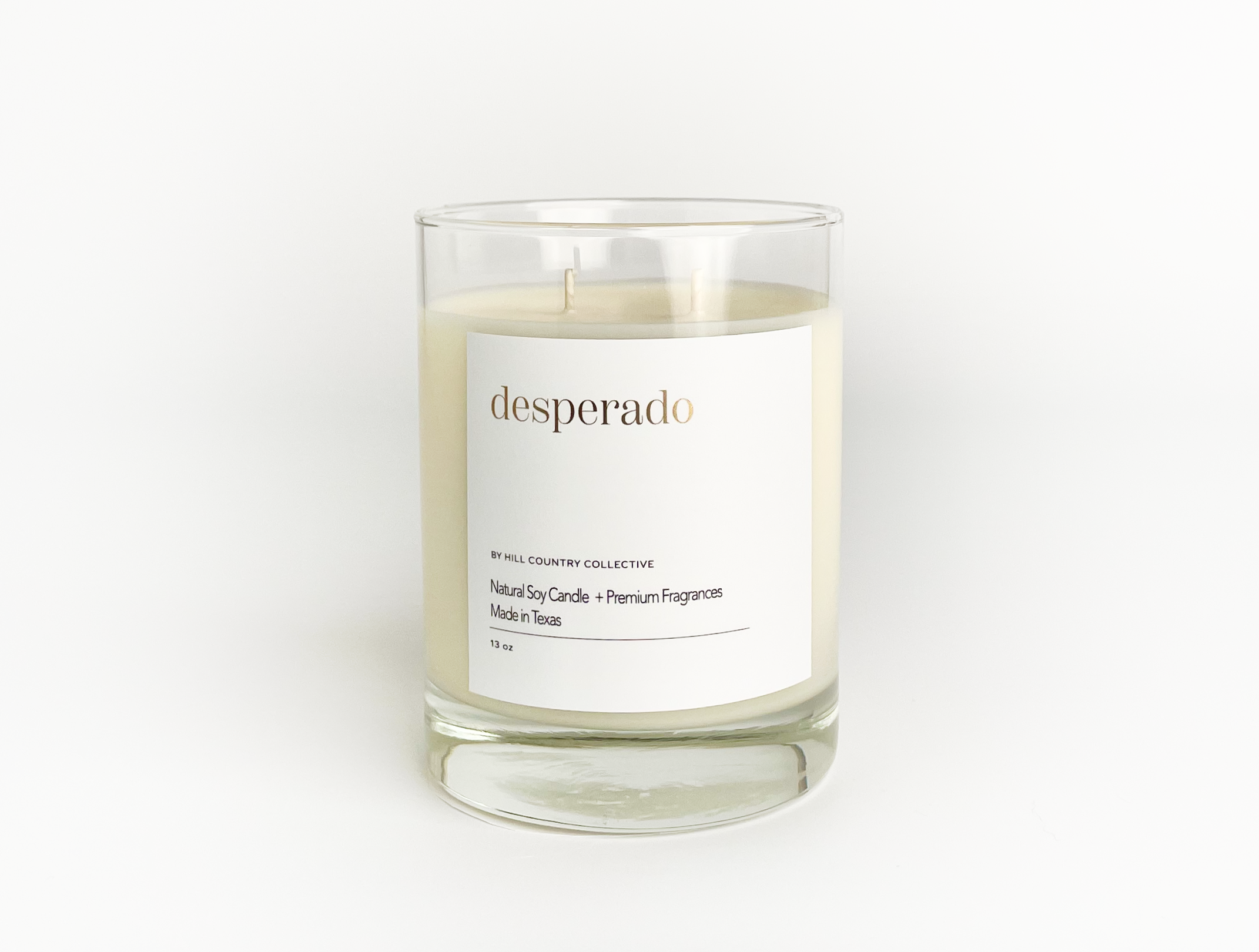 Hill Country Collective - Wholesale Jar/Filled Candle - Desperado | Leather + Tobacco | Elevated Soy Candle, 11oz2