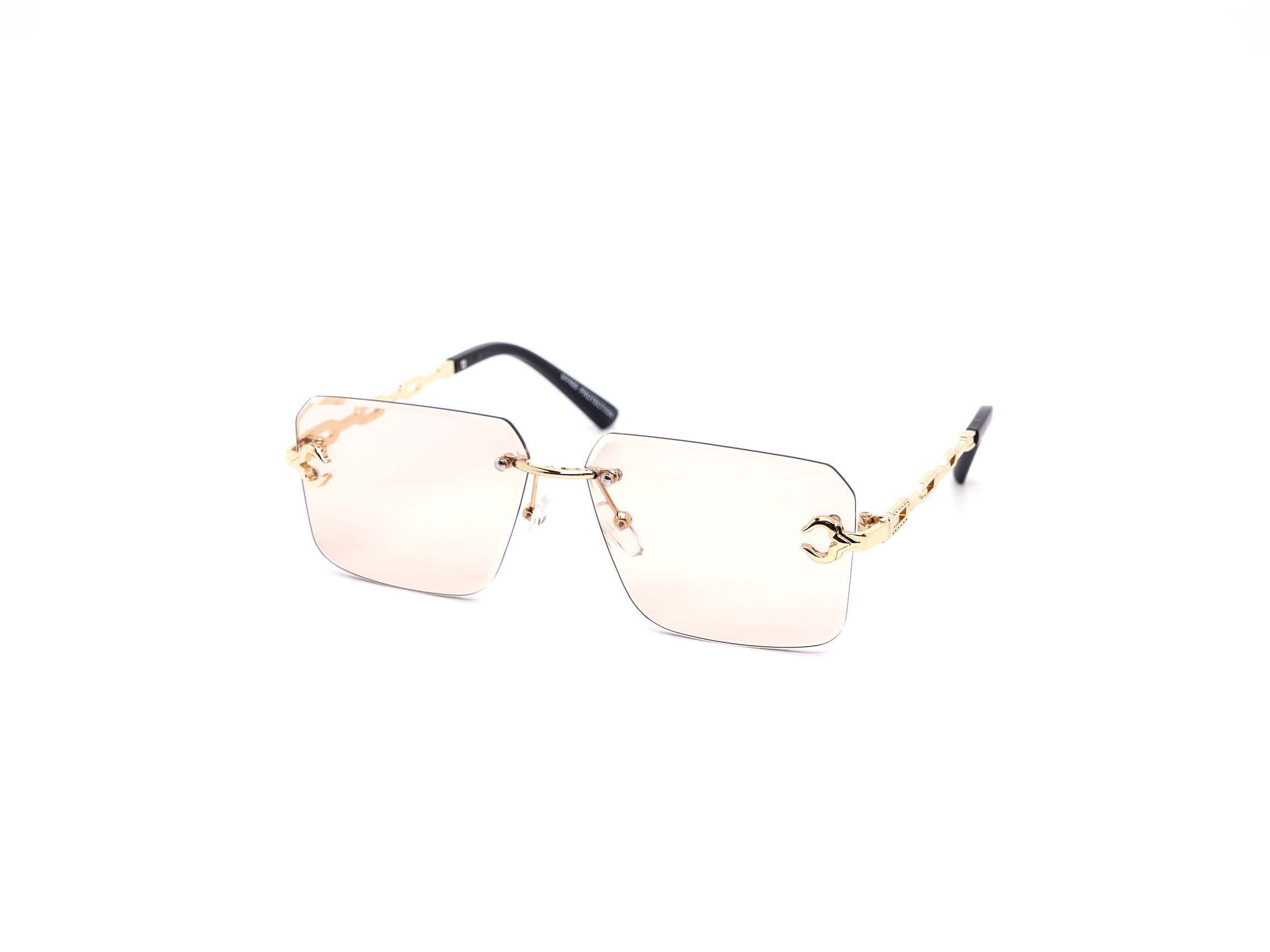 Still Friday - Vente Lunettes de soleil – unisexe - Lot de 12 lunettes de soleil métalliques avec verres dégradés carrés et monture sans cerclage9