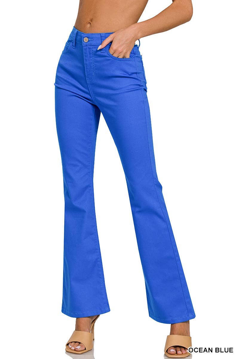 Vanilla Monkey - Wholesale Jeans - Women's - High-rise Bootcut Color Denim Pants10
