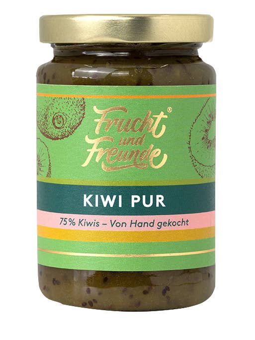 Kiwi Pur fruit spread for wholesale by Frucht und Freunde