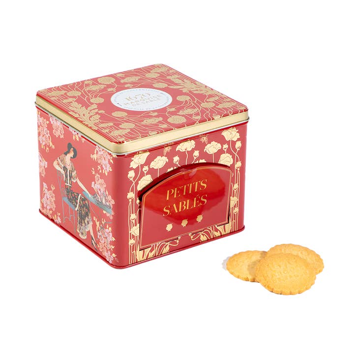 LA SABLESIENNE - Wholesale Cookie - "Les Jouets d'Adèle" Metal Tin Shortbread Cookies - 10.6 oz0