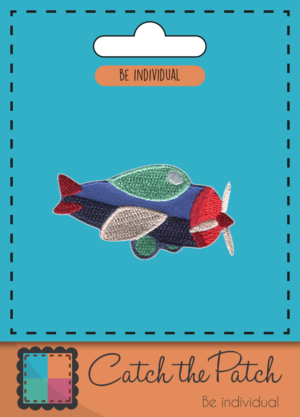 blue Iron on Patch - Airplane Vehicle for wholesale on Faire1