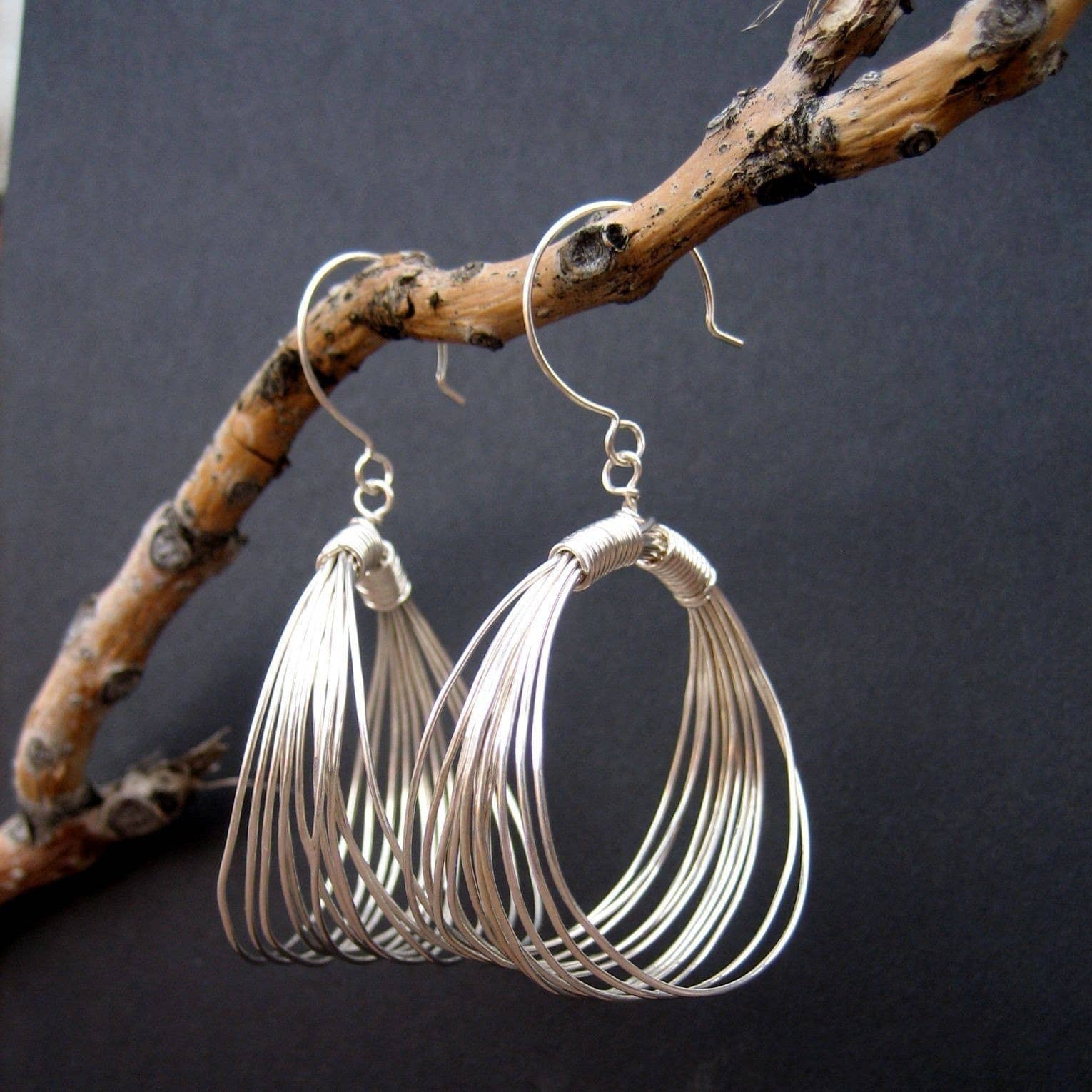 iNk Jewelry - Wholesale Dangle Earrings - Jackie O's Earrings in Sterling Silver by iNk Jewelry2
