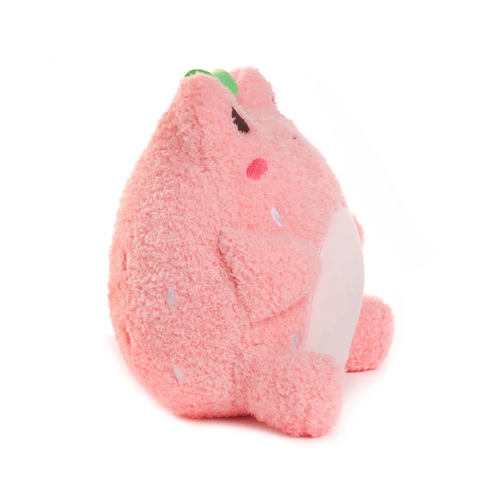 Cuddle Barn, Inc. - Vente Peluche – enfant et bébé - Wawa aux fraises (peluche douce et mignonne grenouille rose kawaii)4