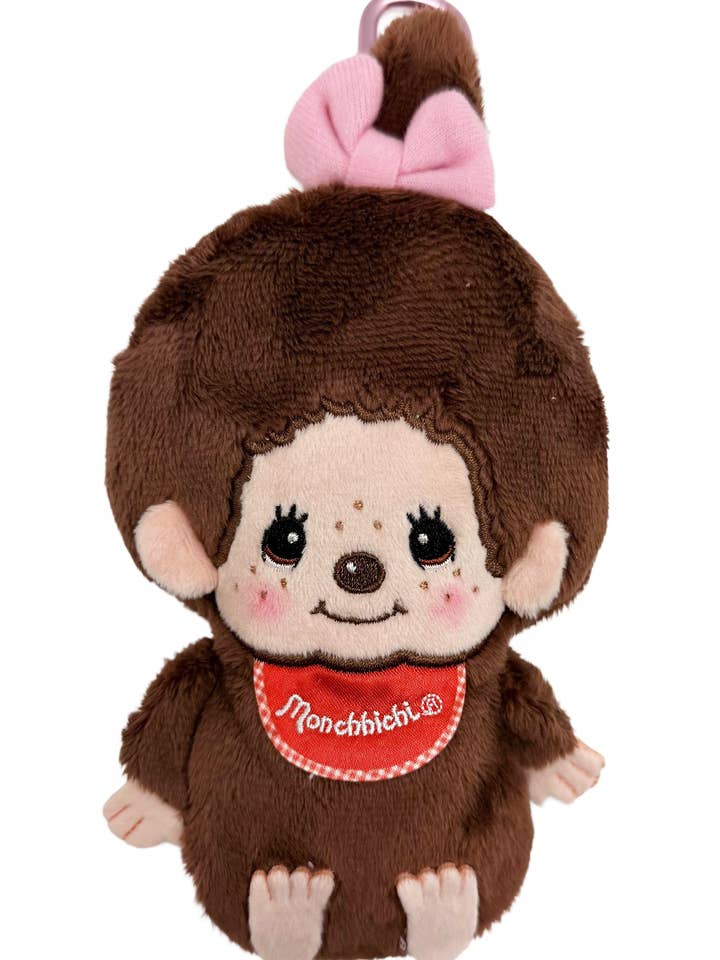 Monchhichi-Chan Plush Mascot Carabiner Pouch for wholesale by LASR