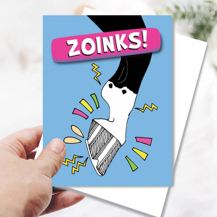 Horse Get Well Card / Zoinks That Hurts! / Funny for wholesale by Horse Hollow Press