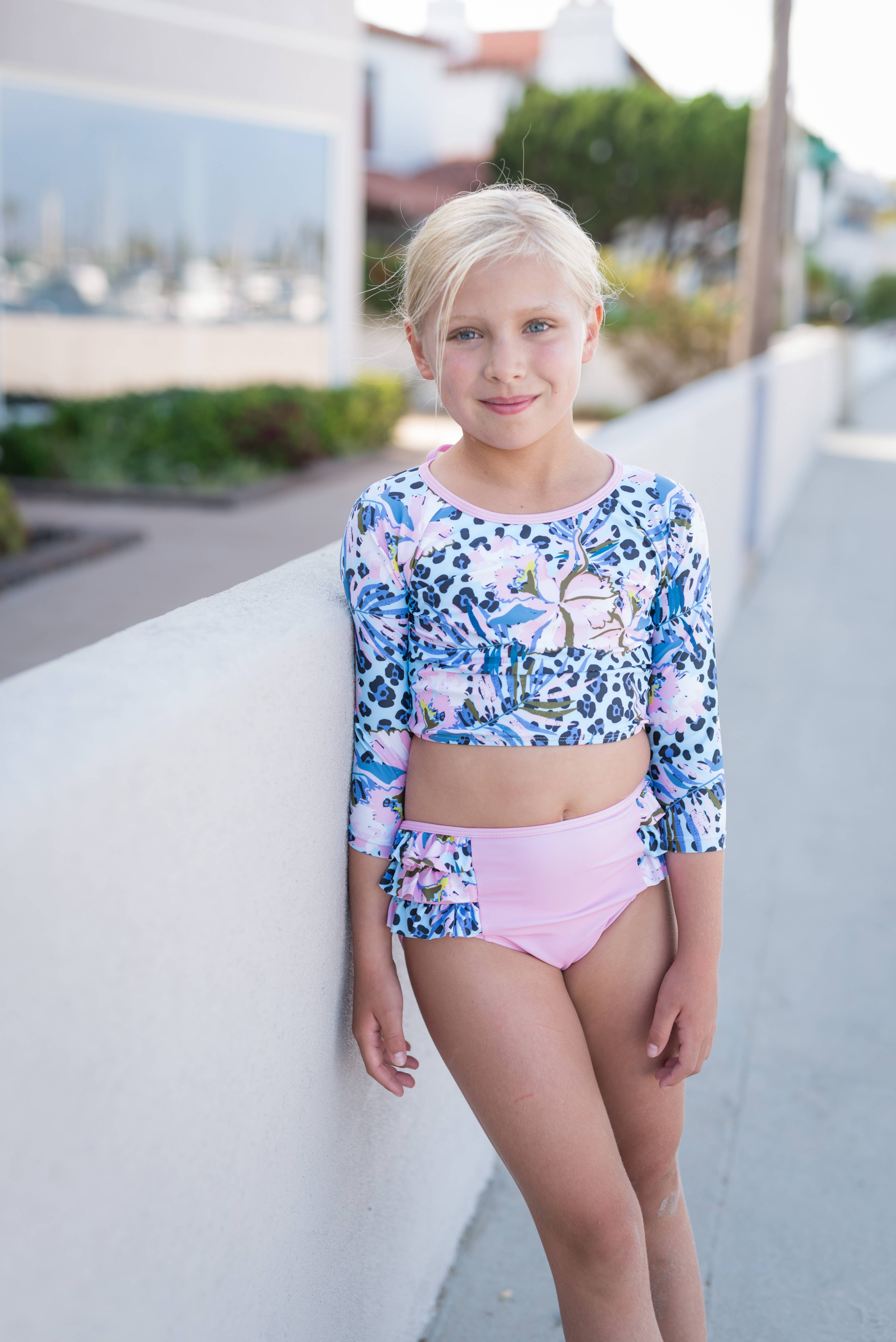 Blueberry Bay - Vendita all'ingrosso Costume da bagno a due pezzi - Bambini - Palmilla Dolce Costume Da Bagno Due Pezzi5