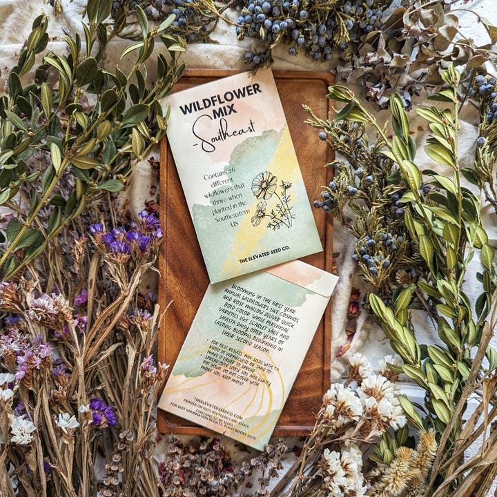 The Elevated Seed Co. - Wholesale Plant Seeds - Wildflower Garden Seed Mix- Southeast