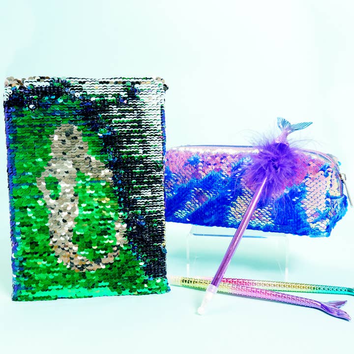 Bewaltz - Wholesale Pen - CLOSEOUT! Feather Boa Mermaid Tail Pen Set (30CT)