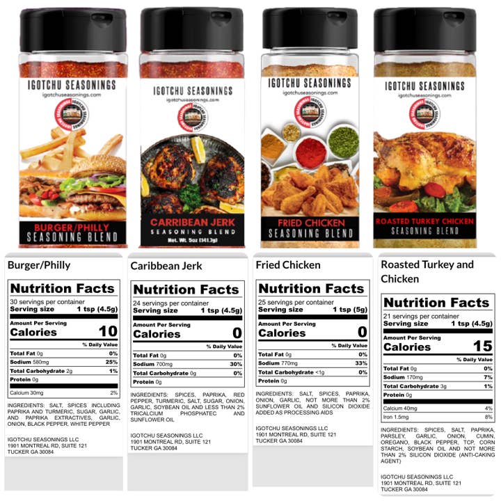 Igotchu Seasonings - Wholesale Dried Spice Mix - Meat Lovers8