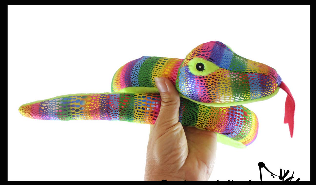 Curious Minds Toys - Venta al por mayor Peluche - Niños y bebés - 1 serpiente de peluche, 33 pulgadas, brillante, brillante, brillante, material3