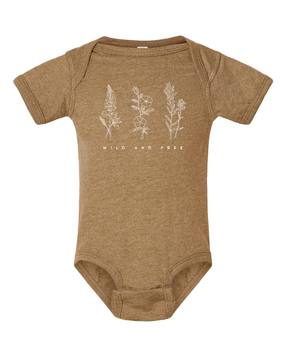 Made of Mountains - Wholesale Bodysuit (Non-Footed) - Baby - Wild and Free Onesie2