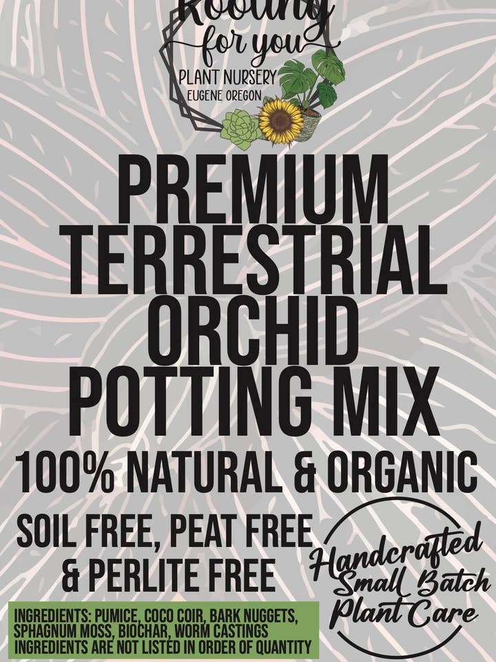 Terrestrial Orchids Premium Potting Mix for wholesale by Rooting For You Plant Nursery