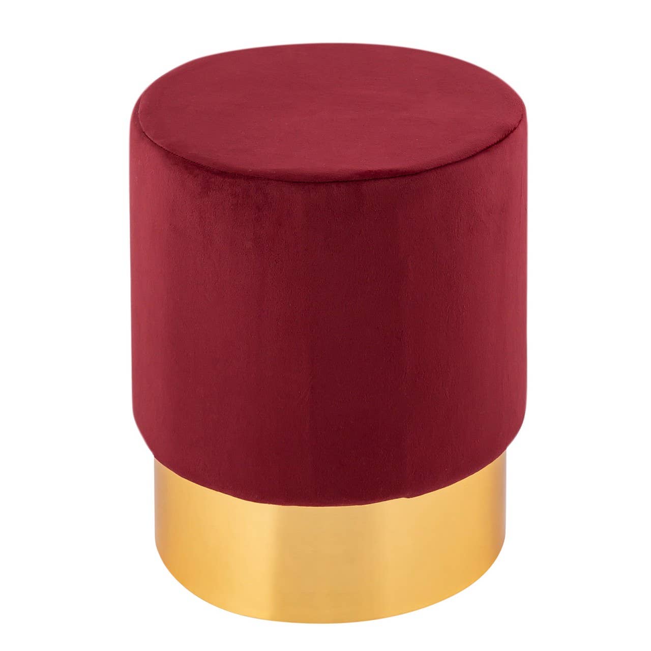 Voglrieder - Wholesale Pouf - Velvet stool 2nd choice velvet pouf, diameter 31 cm, height 43 cm4