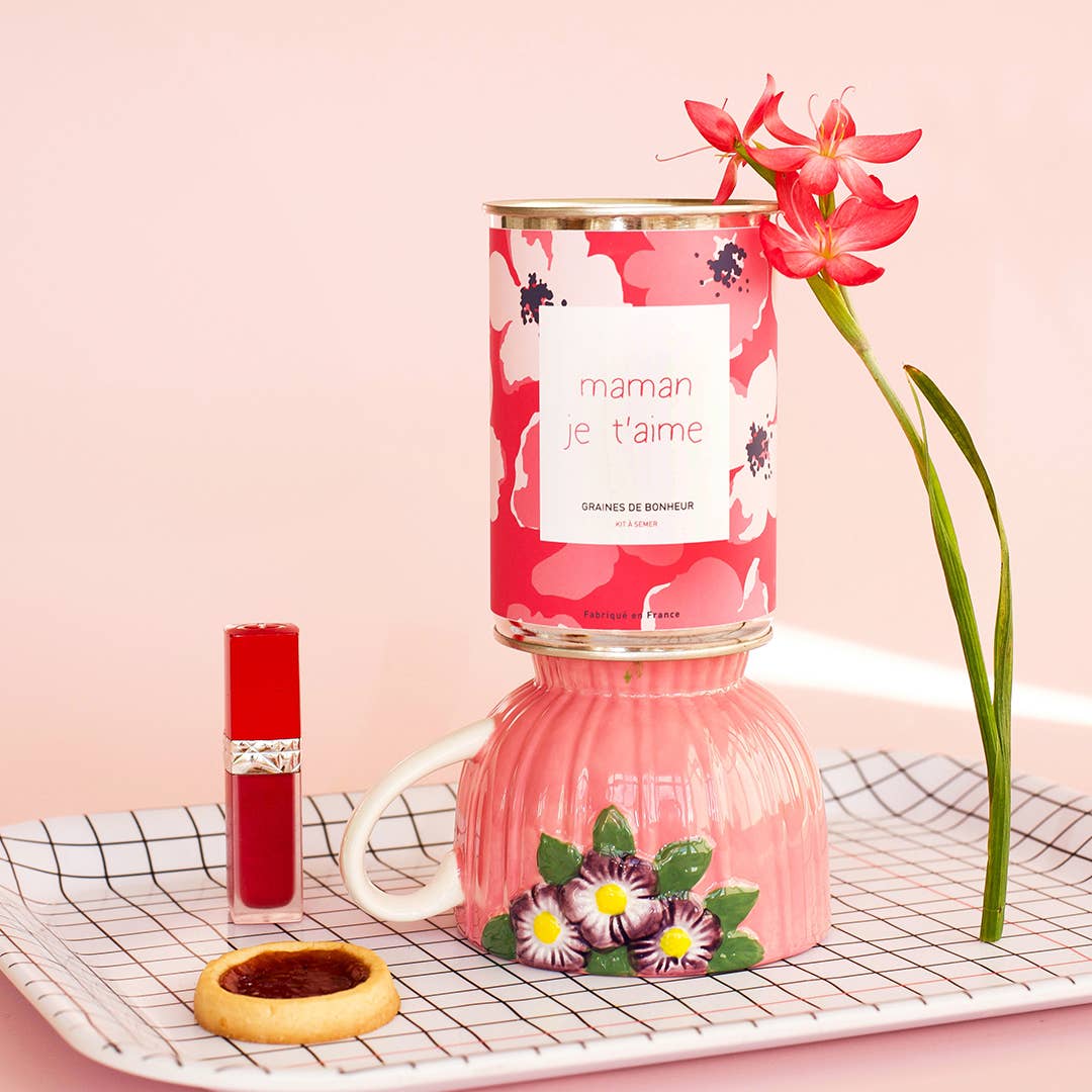 MauvaisesGraines – Großhandel Pflanzensamen – Samen-Kit „Mom I love you“ – Hergestellt in Frankreich2
