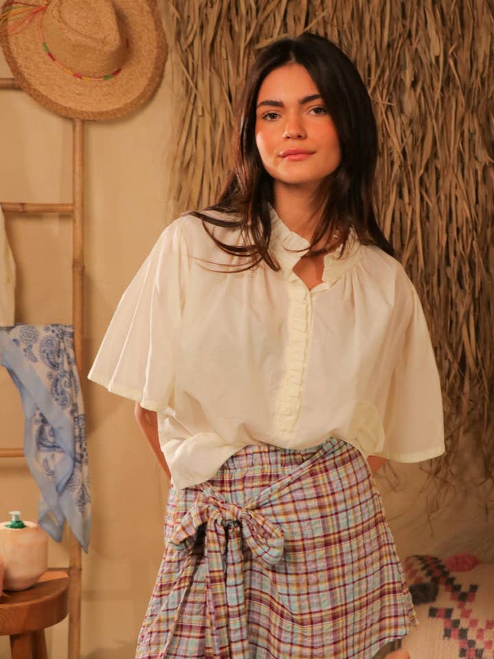 Aurore Blouse for wholesale by The Corner