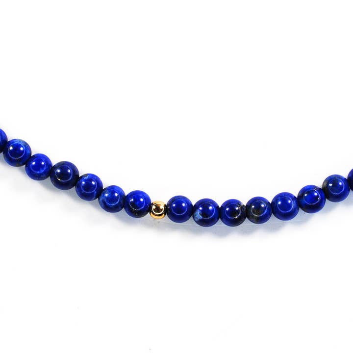 Mini Ras-de-cou Solo Lapis Lazuli pour la vente par Ripple | Reiki Infused Jewelry