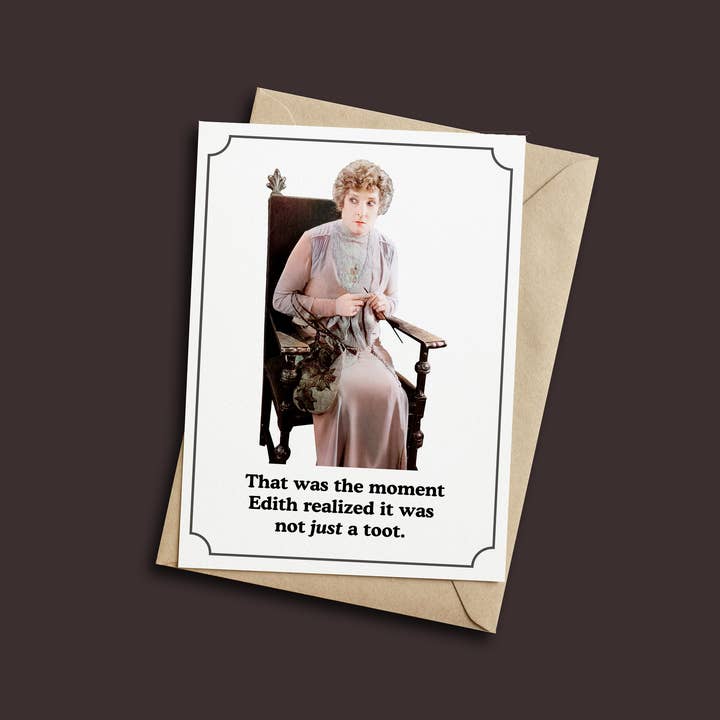 Não Apenas um Pum Cartão de Cumprimentos Vintage Engraçado por atacado de Henny Penny Studio