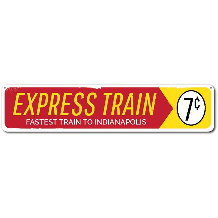 Express Train Sign for wholesale by Lizton Sign Shop, Inc
