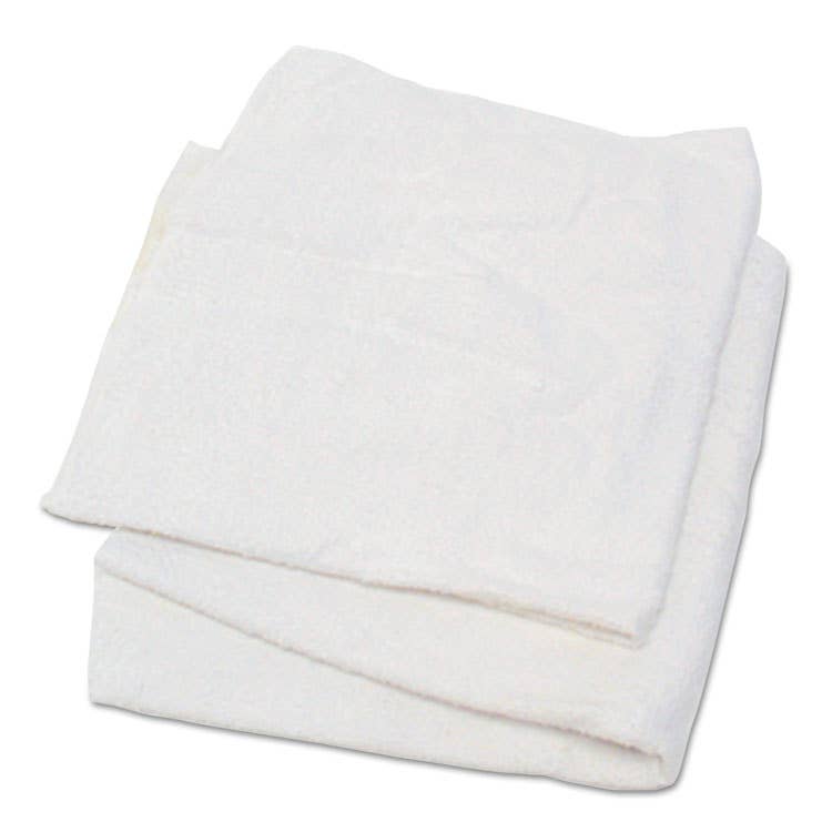 Everyday Supply Co - Wholesale Dishcloth - HOSPECO - Woven Terry Rags, White, 15 x 17, 25 lb/Carton0