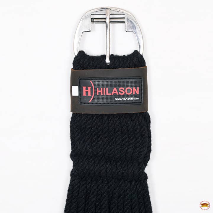 HILASON - Wholesale Horseback Riding Gear - HILASON H. W. 27 Strand Double Weave Black Roper Cinch – Hilason1