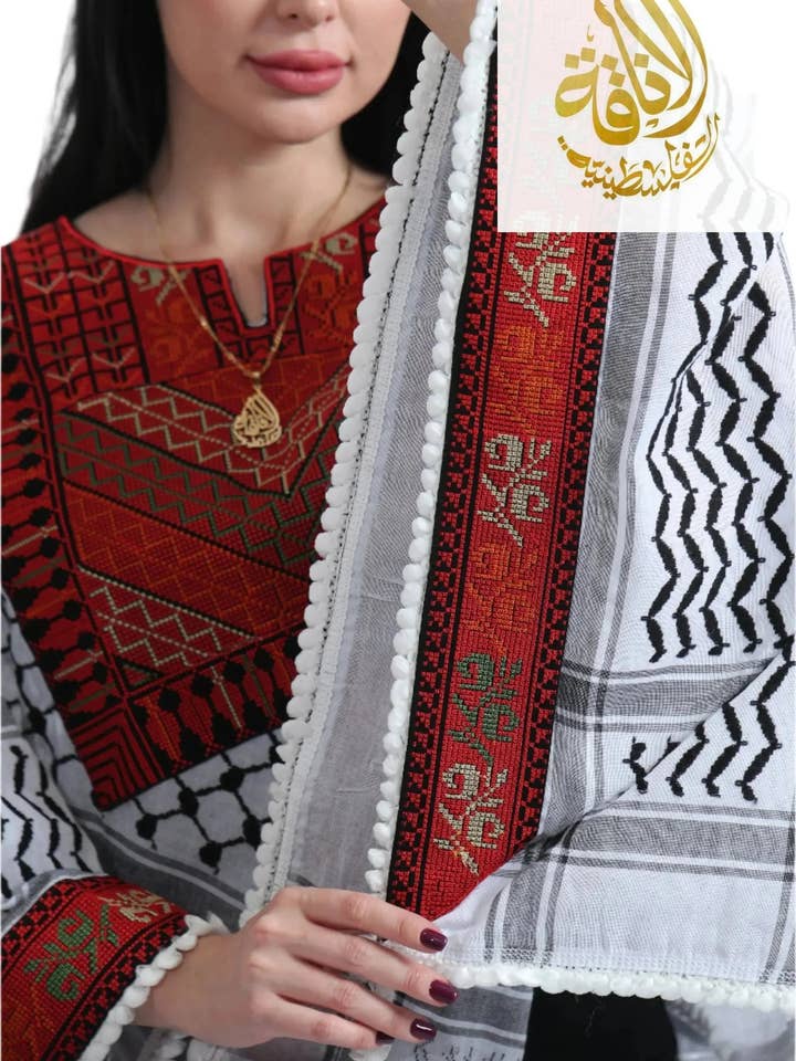 Palestinian Elegance - Wholesale Blouse - Women's - Palestinian Elegance Modest Embroidered Tops for Women4