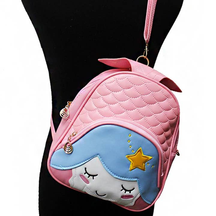 Cap Zone - Wholesale Backpack - Kids - Quilted Mini Mermaid Backpack13