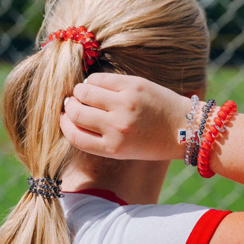 TELETIES - Vendita all'ingrosso Elastico per capelli - Spirali per Capelli | Grandi | Fermacapelli Atlanta Braves3