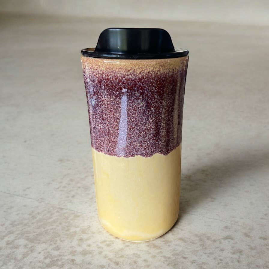 Pottery By Yvonne – Engroshandel Thermokop – Håndlavet stentøjsrejsekrus sæt – 16 oz4