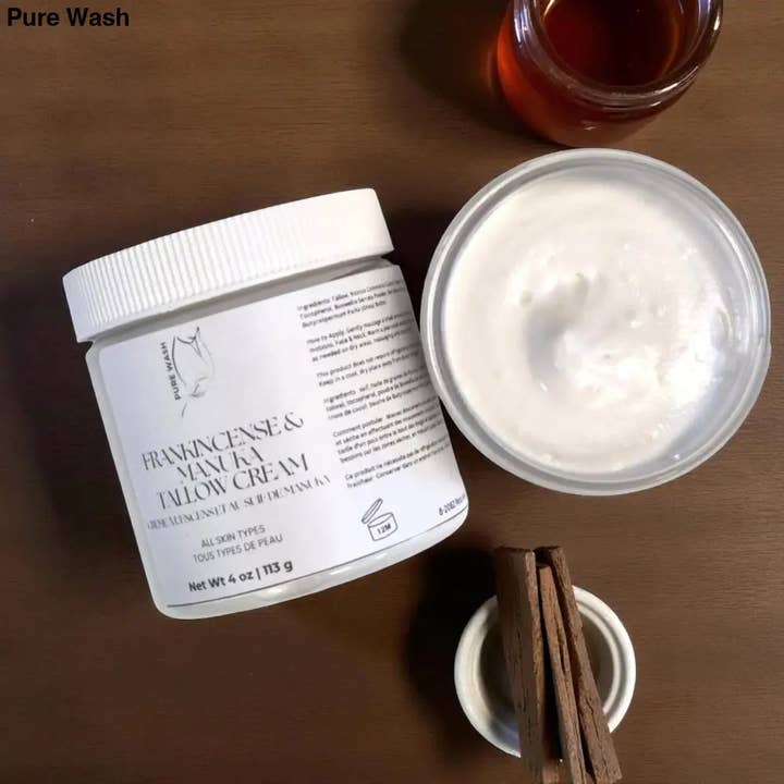 CG Pure Wash - Wholesale Body Cream/Lotion - Frankincense & Manuka Tallow Cream1