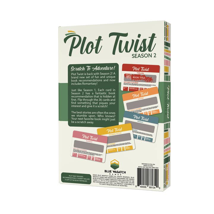 Blue Wasatch Games - Wholesale Card Game - Plot Twist Season 22