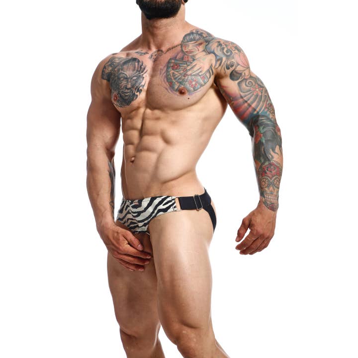 Malebasics Underwear - Vente Sex toys - Jockstrap pour cockring DONGEON par MOB7
