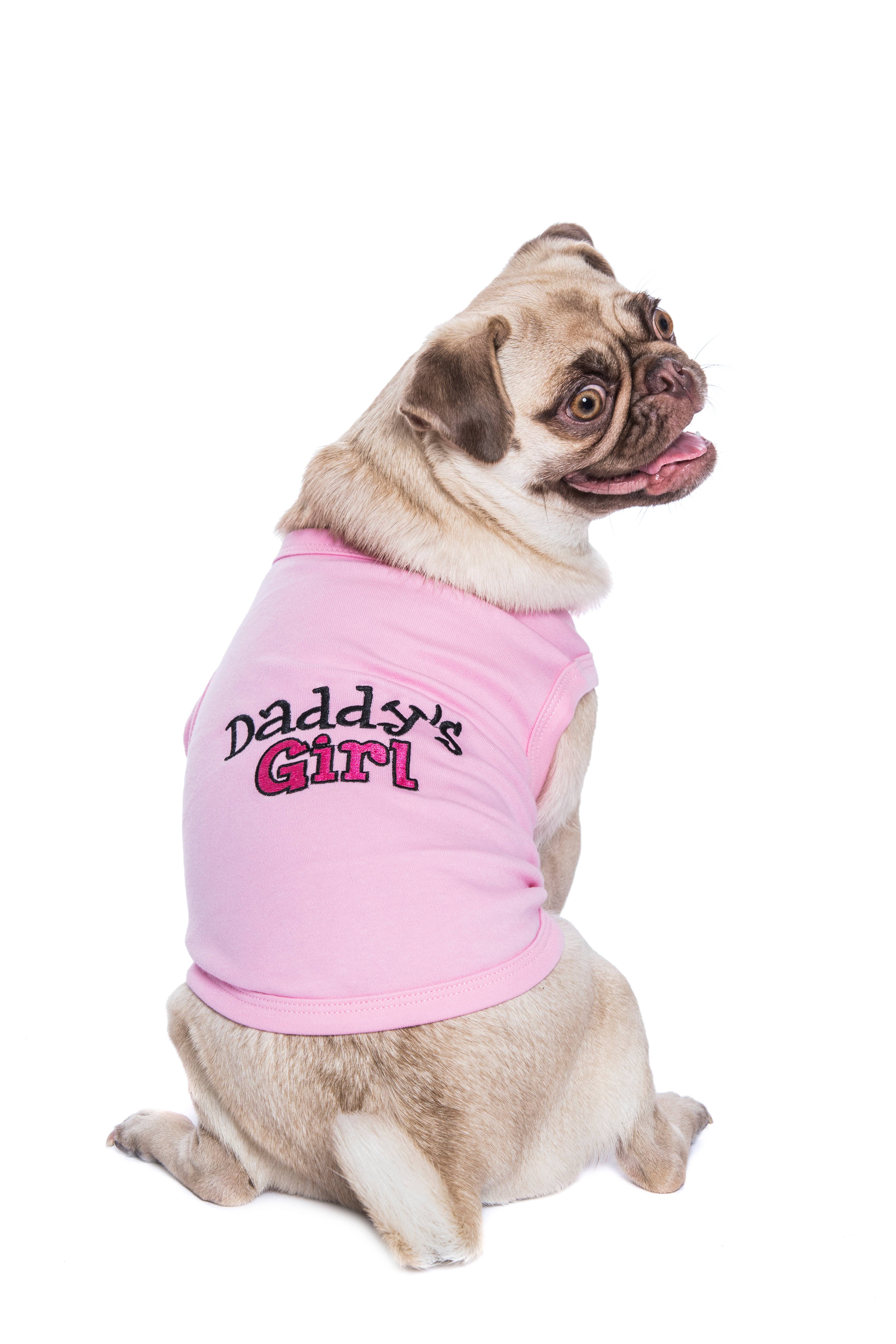 Pink Daddy’s Girl Dog T-Shirt – Adorable & Comfy Pet Apparel for wholesale on Faire3